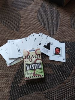 Most Wanted Iraqi cards given to military