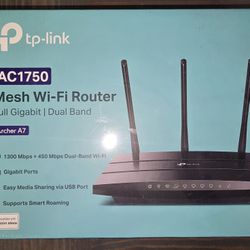TP-Link AC 1750 Mesh Wi-Fi Full Gigabit Dual Band Router