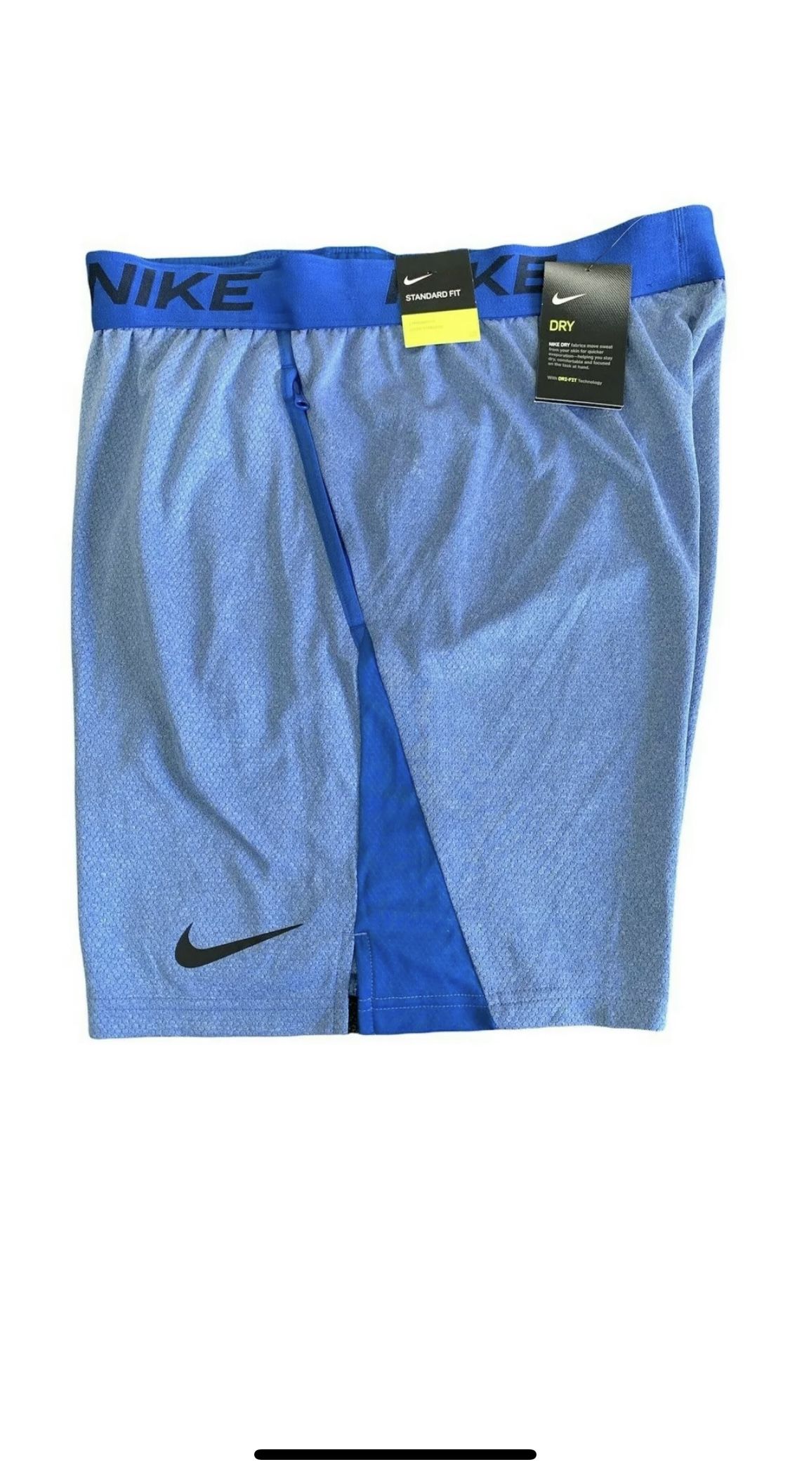 Nike ~ Men's Dri-FIT Training Veneer Shorts 5.0 ~ CZ1269-455 ~ Blue ~ size Large