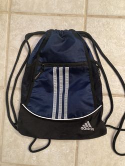 Adidas Drawstring Bag Blue