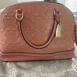 Pink Salmon , Nude Coach Purse /sierra 