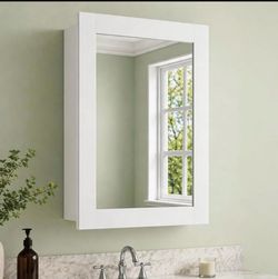24 × 30 Inch Wood Medicine Cabinet with Mirror, Recessed or Wall-Mounted Bathroom Storage Organizer, Adjustable Shelves & Soft-Close Hinges, Fully Ass