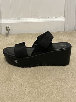 Black Platform Sandals