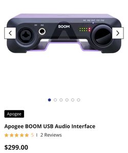 Apogee Boom USB Audio Interface