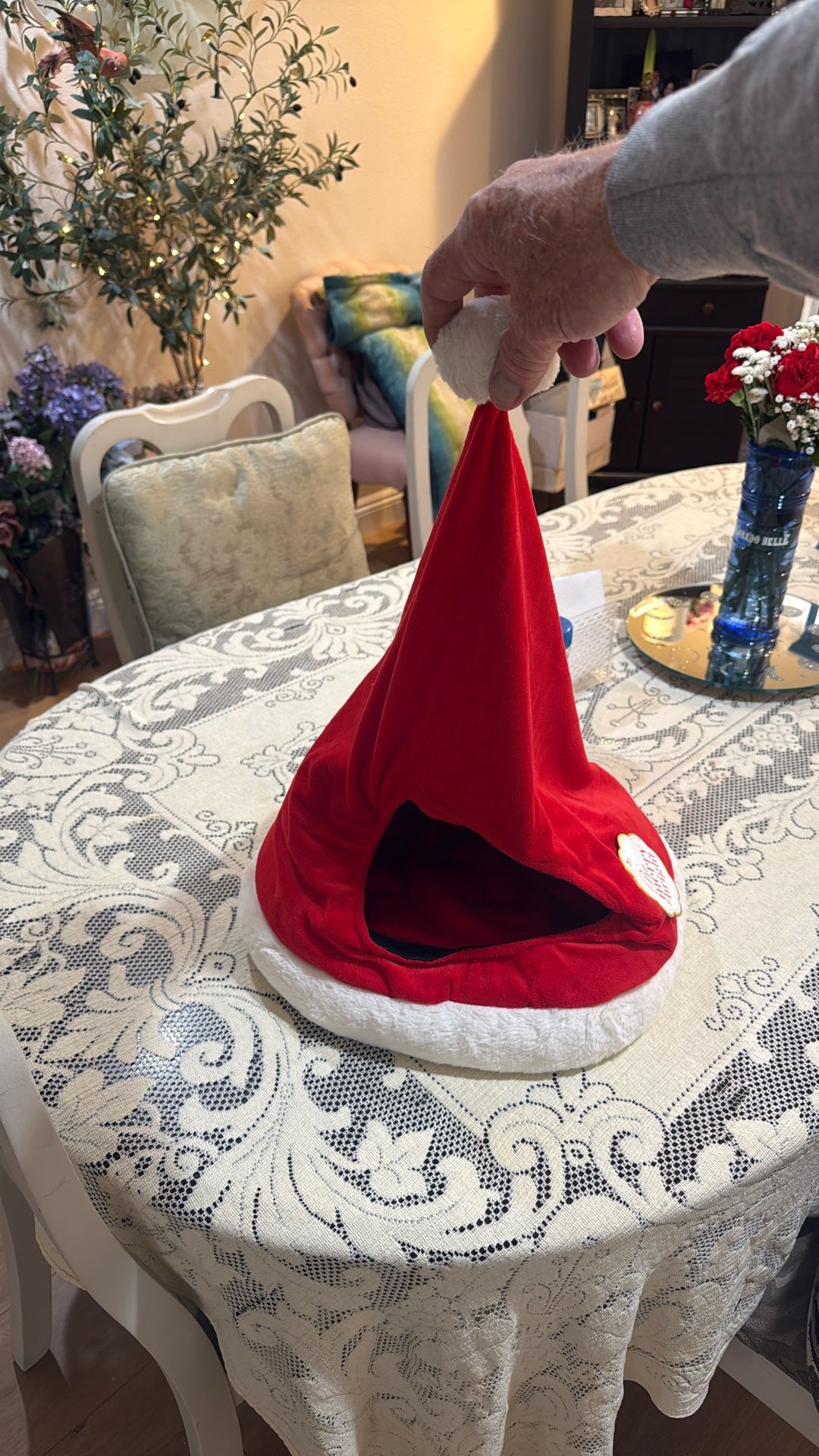 Santa Small Dog Bed