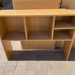 College Dorm Desk Hutch / Bookshelf