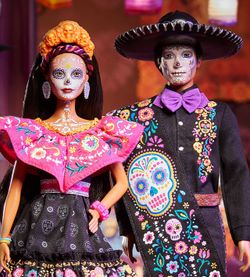 Dia Del Los Muertos Barbie And Ken