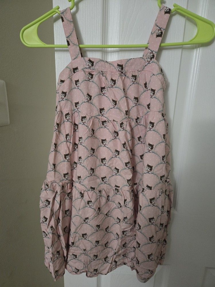 4/5 Kitten Dress For Girls