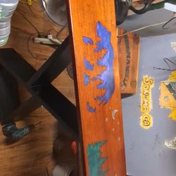 Homemade Bar Top And Small Table 