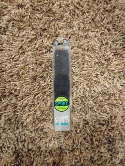 Black silicone watch band