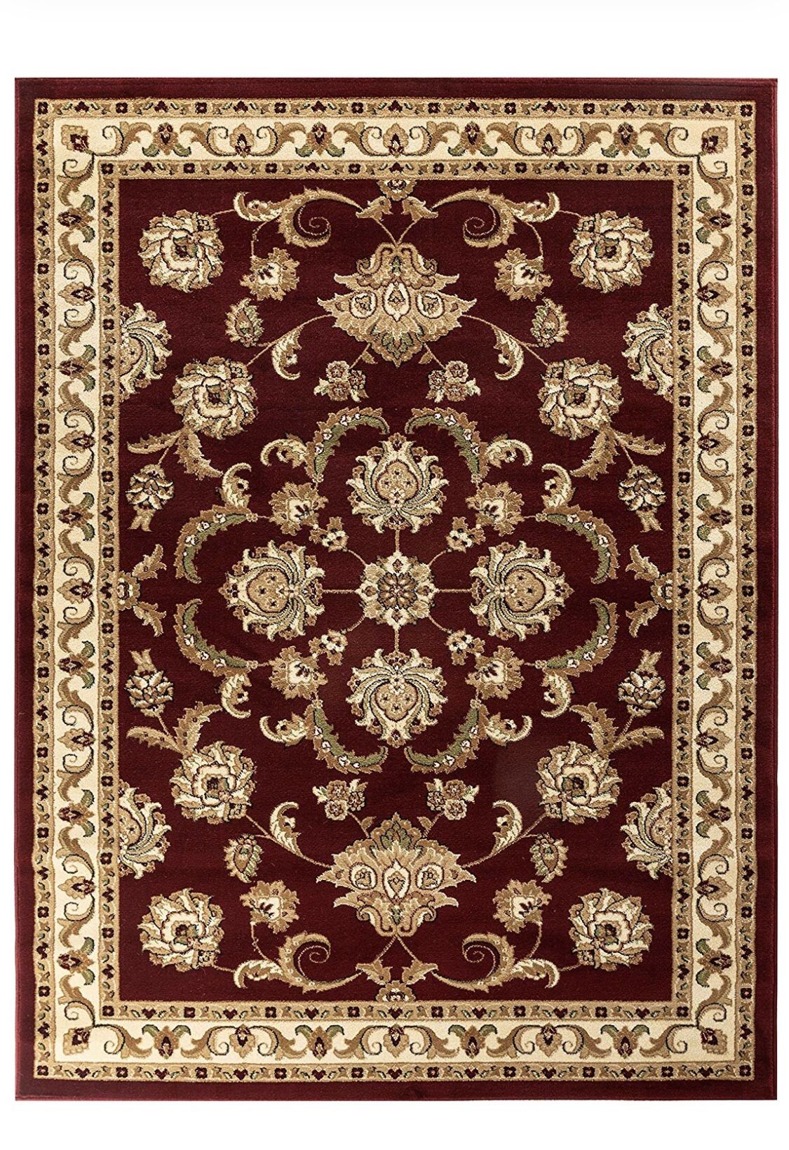 New red rug size 8x11 nice carpet Persian style rugs