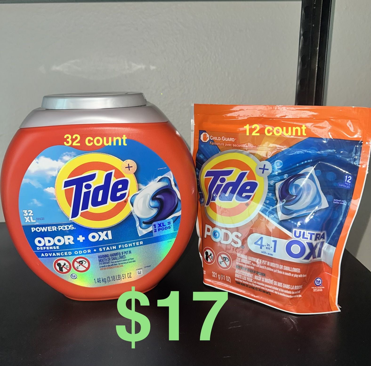 Tide Pods Bundle- All For $17
