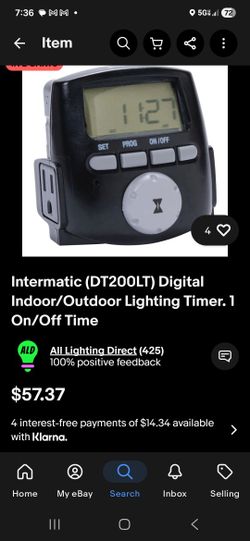 Indoor/outdoor Lighting Timer