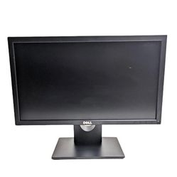 Dell  20" LED LCD PC Desktop Laptop Backlit Monitor in Black Tested Works