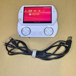 Sony PSP Go White – Tested & Working w/ Charger + Games