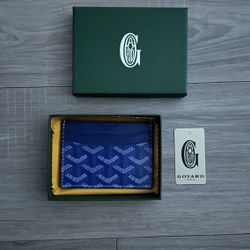 Goyard Card Holder Blue