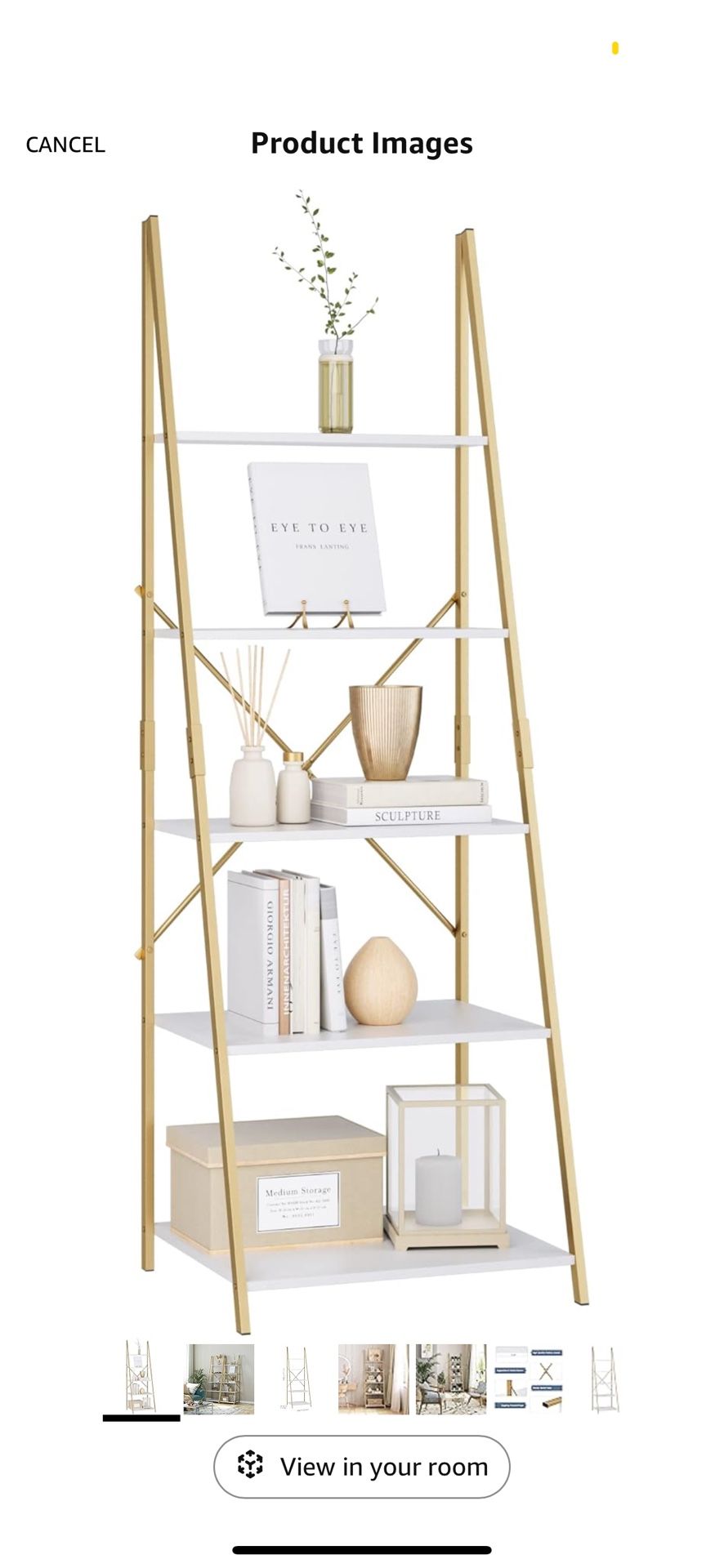 5-Tier Ladder Shelf