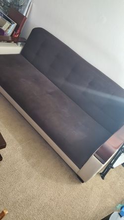 Sofa bed and storage , love seat bed and storage and coffee table.