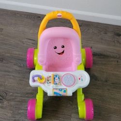 Fisher Price Stroll & Learn Walker. With Activity Tray. Lights/Sound. Smart Stage Technology. Baby/Toddler Toy. Gently Used.