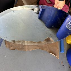 Oval Frameless Bathroom Vanity Mirror