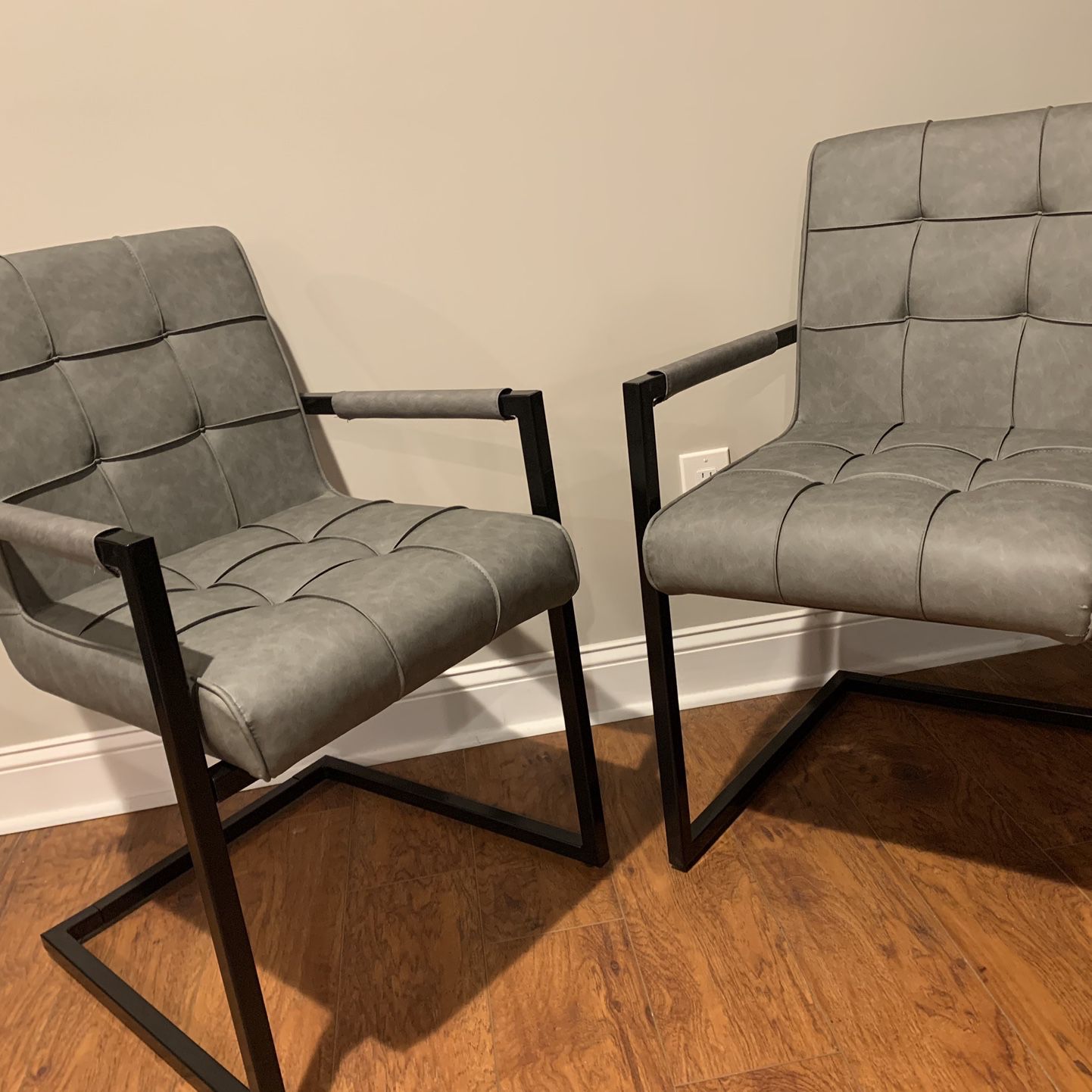 Grey Accent Arm Chairs