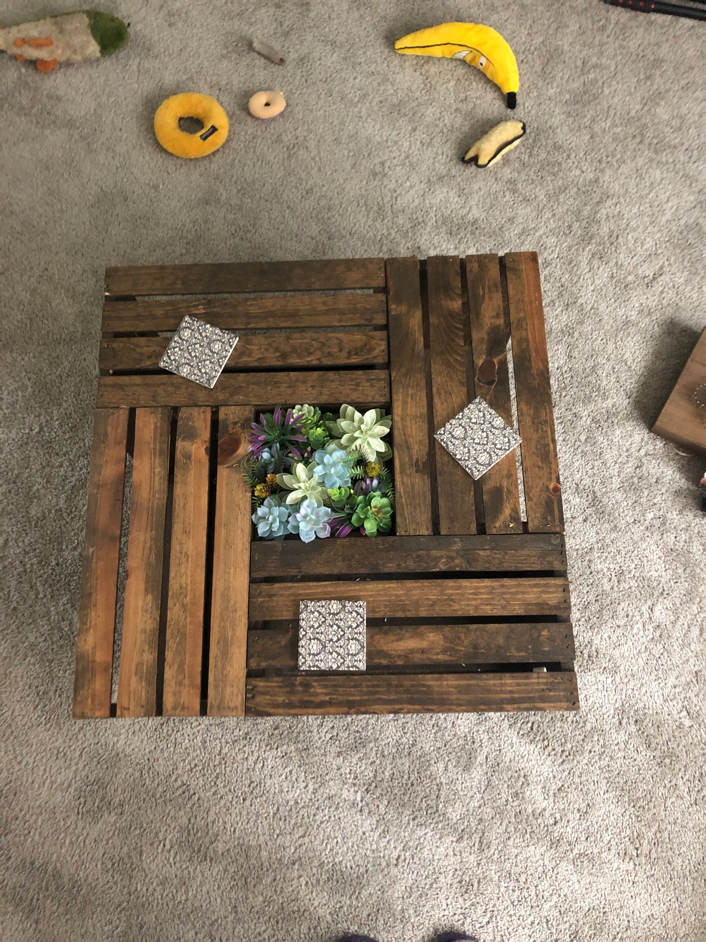 Crate coffee table