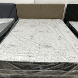 Brand New Full Bed Frame With Mattress And Box Spring For Only $319 🚨Ready For Delivery 🚛