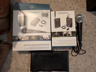 Audio-Technica Hand Microphone and Lavalier Set