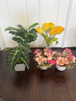 small artificial plants