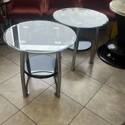 Dining Table, Black, Glass/Metal