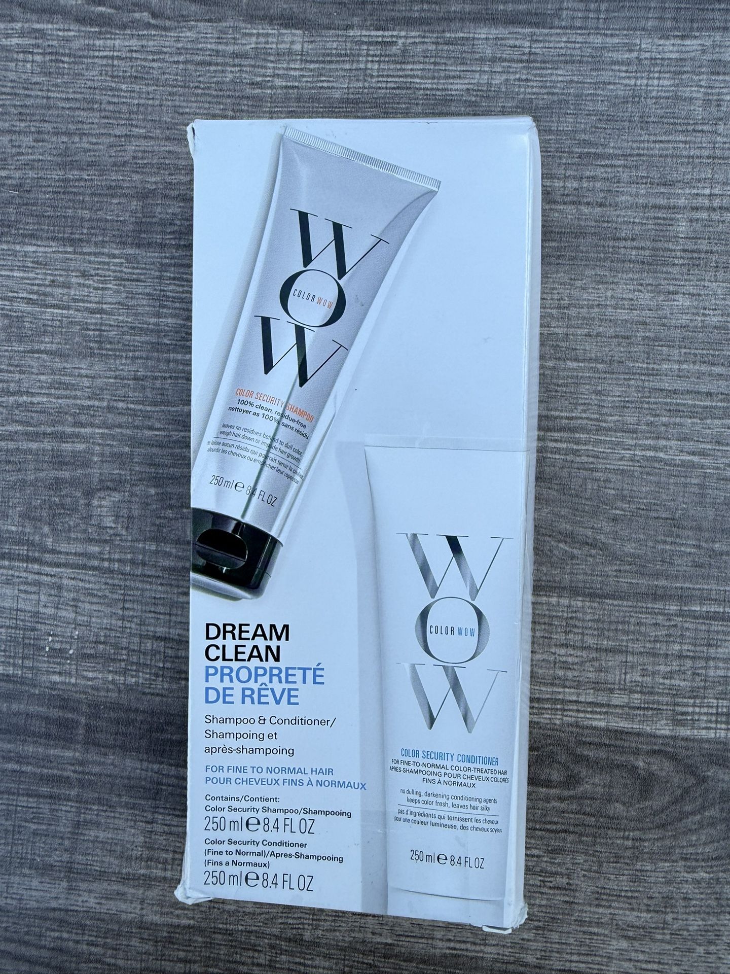 COLOR WOW Dream Clean Duo SHAMPOO and CONDITIONER fine to normal hair NEW