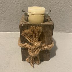 Rustic Candle Holder 
