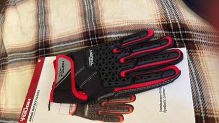 Hyper tough shock impact gloves