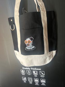 Spirit Halloween tote bag art the clown