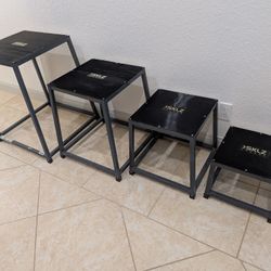 Metal Plyo Sklz Boxes - Set of 4