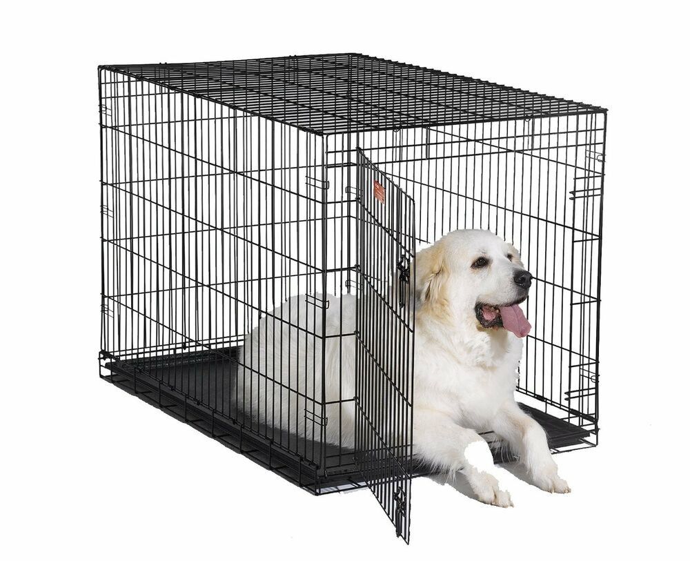 New 36” XLarge dog crate double door cage 36”x22”x24”
