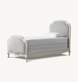 Restoration Hardware Children Velvet Twin Bed