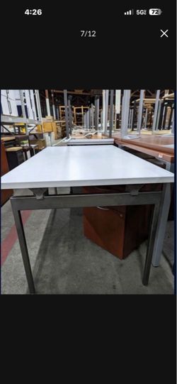 Knoll Antenna Desks Training Tables Commercial Grade Office Furniture 36" × 78" × 36.5" height