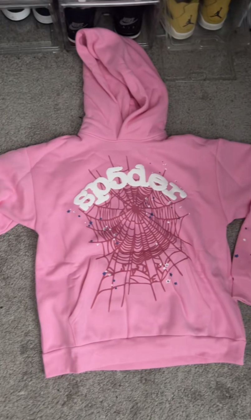 Pink Spider Hoodie