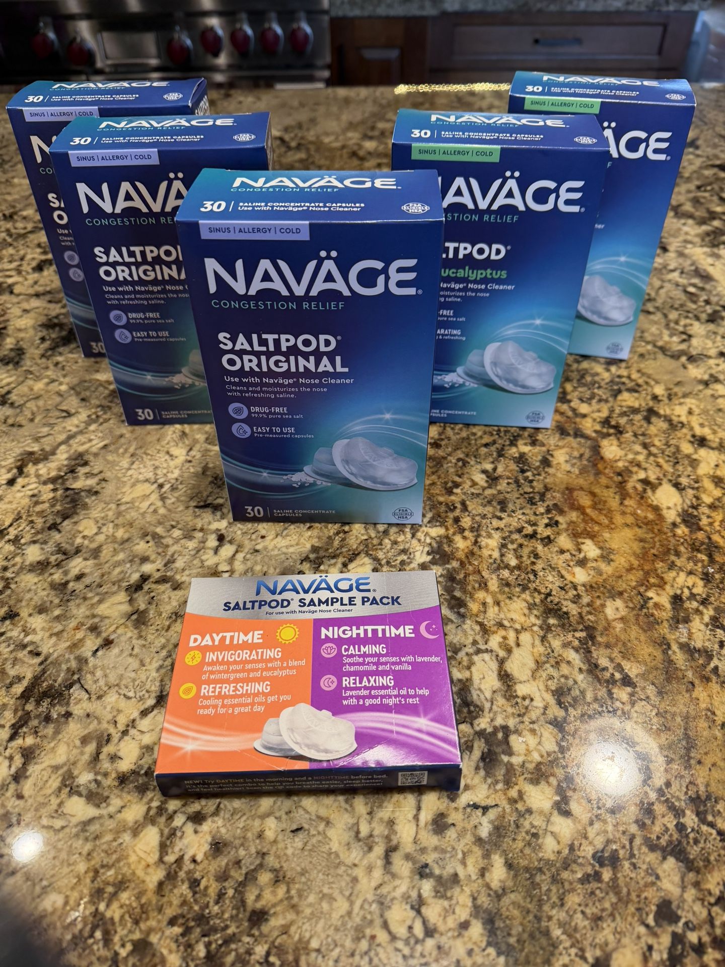 Navage Salt Pod Refills Pack Of 5 **BRAND NEW**