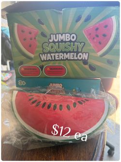 Jumbo watermelon squishy