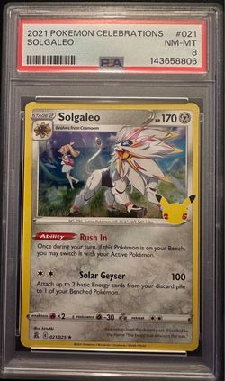 2021 Pokemon Solgaleo Graded