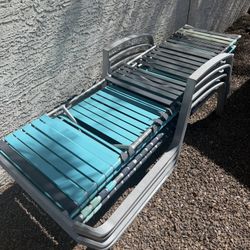 Modern Pool Chairs 6 Units