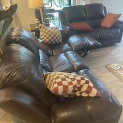 Power Recliner Sofa And Loveseat