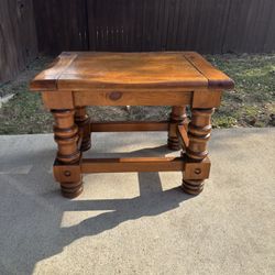 Vintage Rustic Side Table 