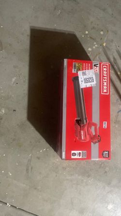 In box craftsman blower , battery and charger included