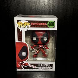 Deadpool with Candy Canes Holiday Funko Pop - #400