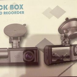 Black Box Traffic Recorder Dash Cam HD 1296P Front Rear Video