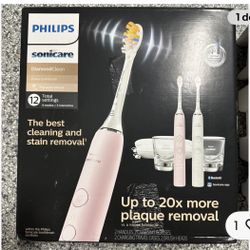 Philips Sonicare DiamondClean Power Toothbrush Set (Pink/White) Open Box - New