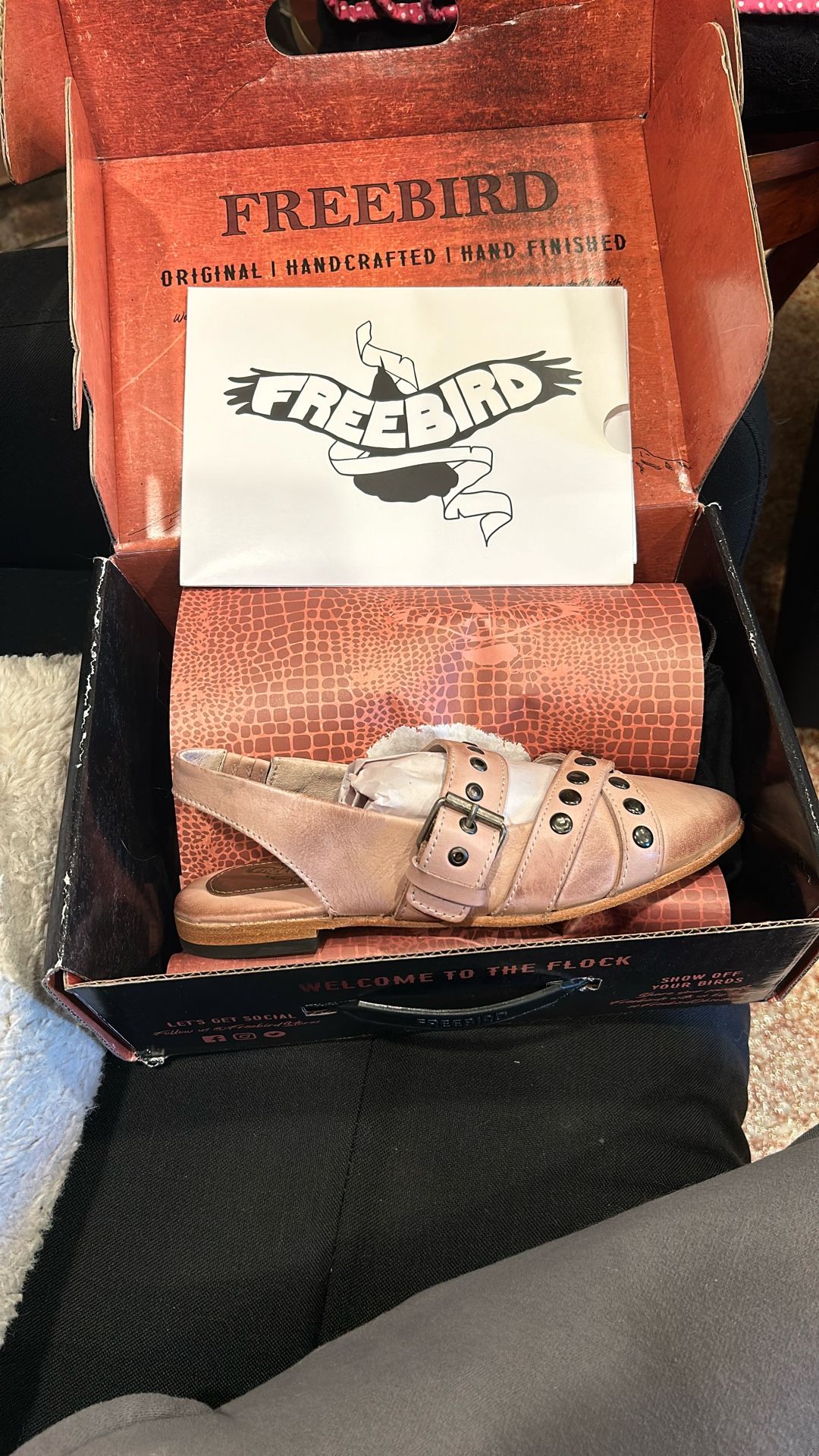Free Bird Blair Blush Size 7